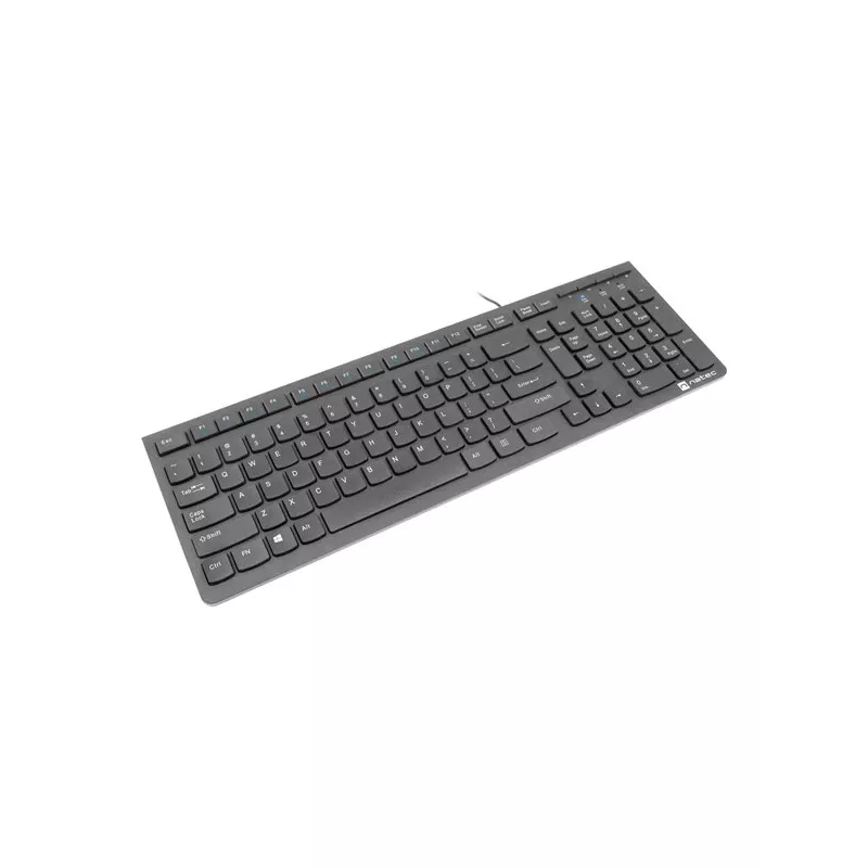 Natec Discus 2 - Klawiatura - QWERTY - US - Czarny