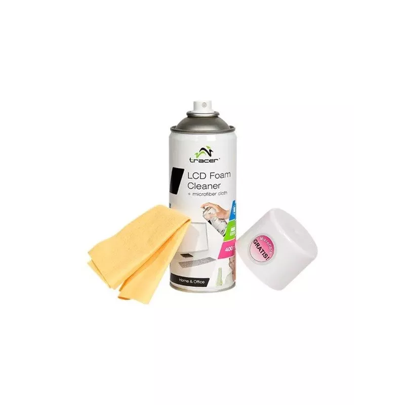 Pianka do czyszczenia LCD 400ml + ściereczka z mikrofibry