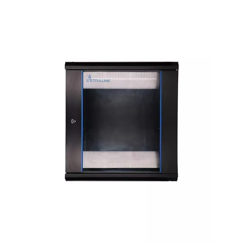 Szafa rack naścienna Extralink Rackmount cabinet 12U 600x600 Czarna