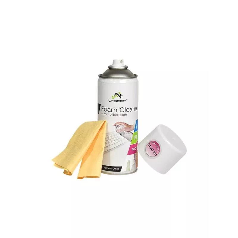 Pianka czyszcząca Tracer 400ML + ściereczka z mikrofibry