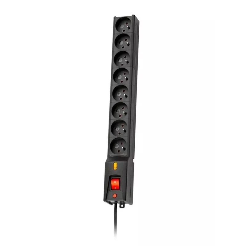 LESTAR 1966004055 przedłużacz 3 m 230 V gniazdo(a) AC Wewnątrz Czarny
