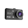 Dashcam TRACER 4TS Full HD dwukanałowa kamera samochodowa, 2 MP główna, 0,4 MP wewnętrzna, kąty 140°/60°, wyświetlacz IPS 4 cale, bateria 150 mAh, obudowa aluminiowa, asystent parkowania
