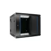 Szafa wisząca Extralink Rack 6U 600x600 AZH czarna, montaż na ścianie, typ uchylny