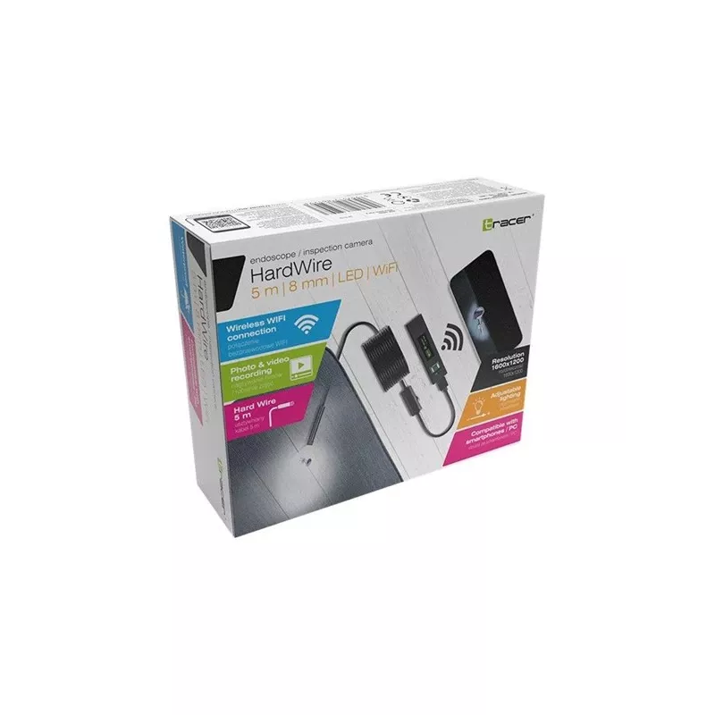 Endoskop Tracer HardWire 1600 x 1200 Fortradet Tradlos