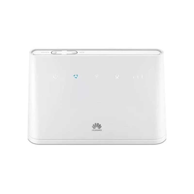 Bezprzewodowy router stołowy HUAWEI B311-221 Jednopasmowy 2,4 GHz Wi‑Fi 4 (802.11n), Gigabit Ethernet, 4G LTE, gniazdo SIM, RJ-11, 12V 1A, biały