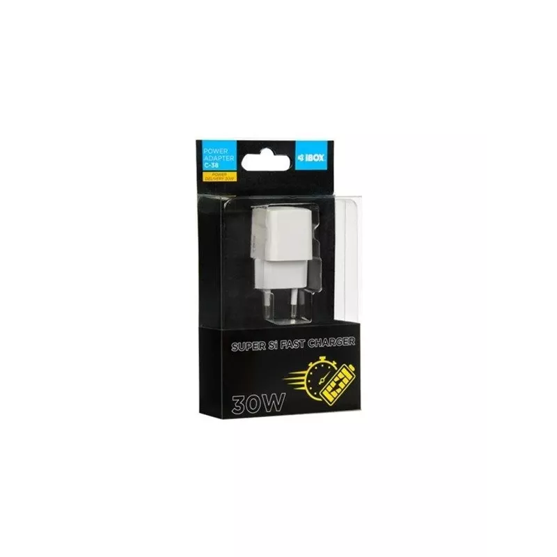 IBOX C-38W zasilacz - USB-C - 30 Watt