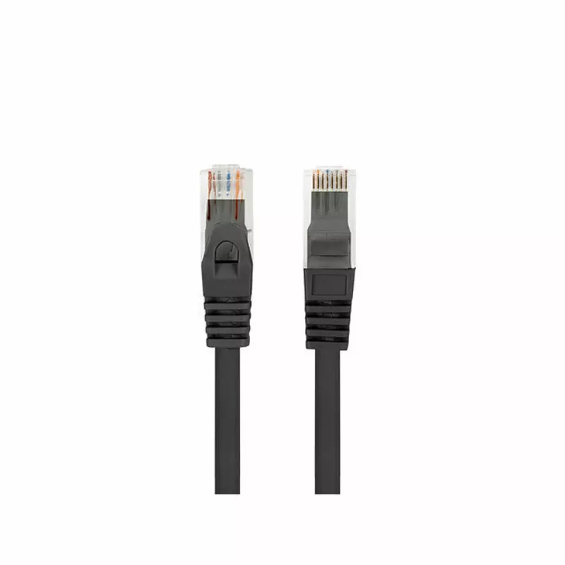 Kabel sieciowy LANBERG PCU6-10CU-0050-BK Cat6 U/UTP RJ-45 0,5 m czarny