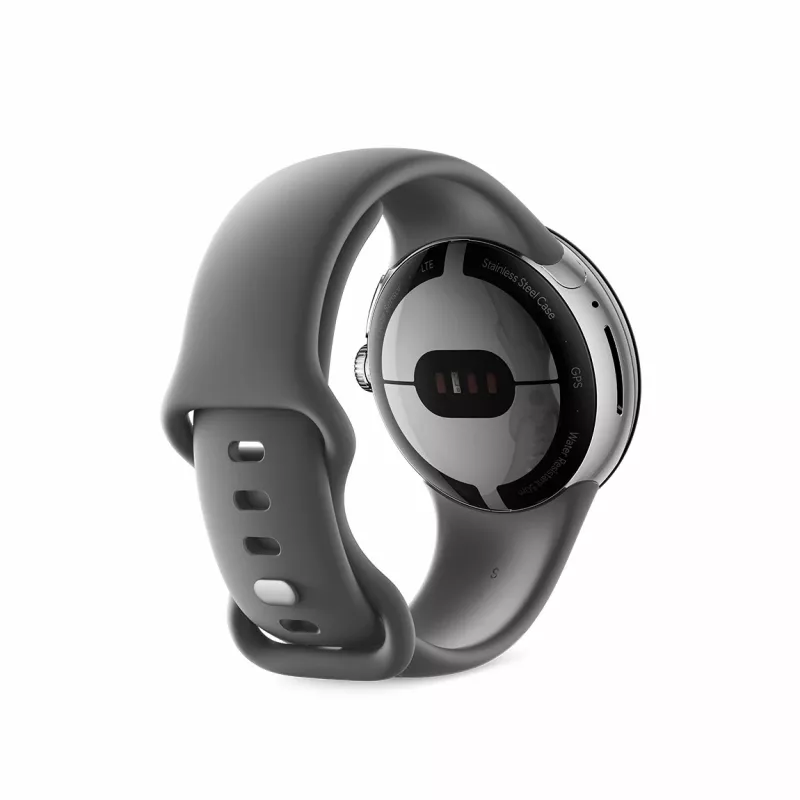 Google Pixel Watch - Polerowane srebro - Smartwatch z paskiem