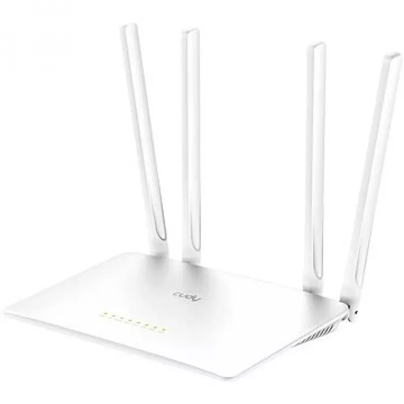 Router stołowy Cudy WR1200 Dwuzakresowy Wi‑Fi 5 (802.11ac) 867 Mbit/s, 4x RJ‑45 LAN, Biały
