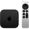 Apple TV 4K Czarny, Srebrny 4K Ultra HD 128 GB Wi-Fi Ethernet LAN