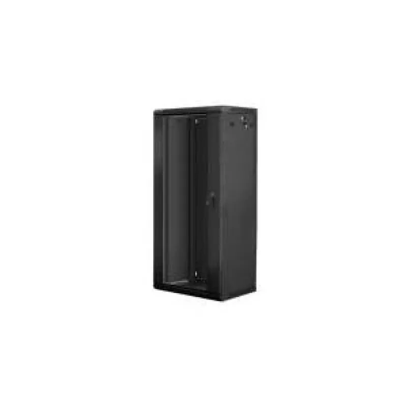 Lanberg Szafa ścienna 19'' Demontowana płaski Pack 27U/600x450mm Czarna