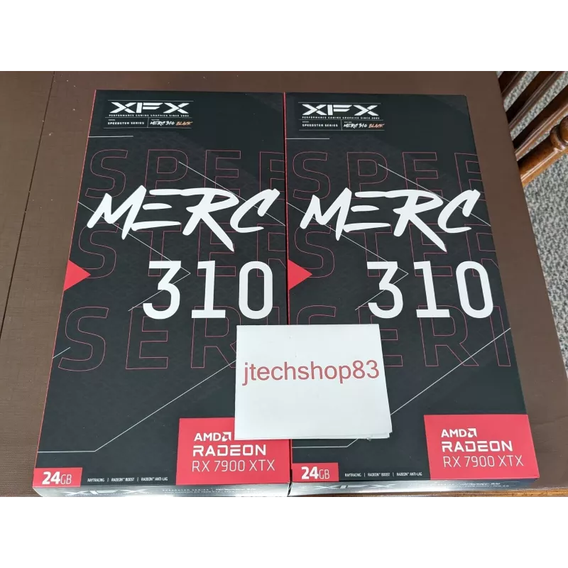 Karta graficzna XFX Radeon RX 7900 XTX 24 GB GDDR6, PCIe 4.0, 384-bitowa, 355 W, 3 wentylatory