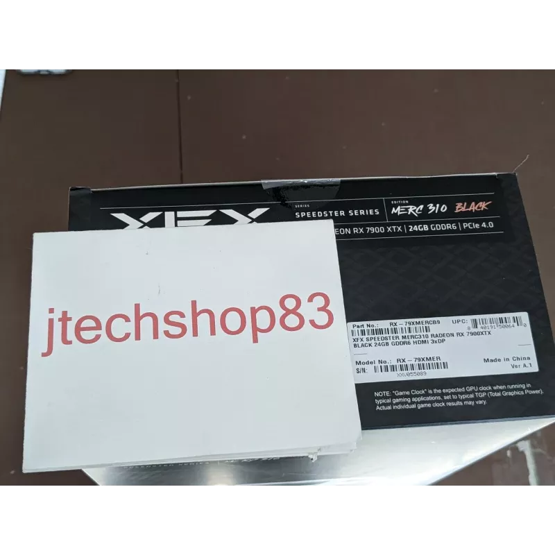 Karta graficzna XFX Radeon RX 7900 XTX 24 GB GDDR6, PCIe 4.0, 384-bitowa, 355 W, 3 wentylatory