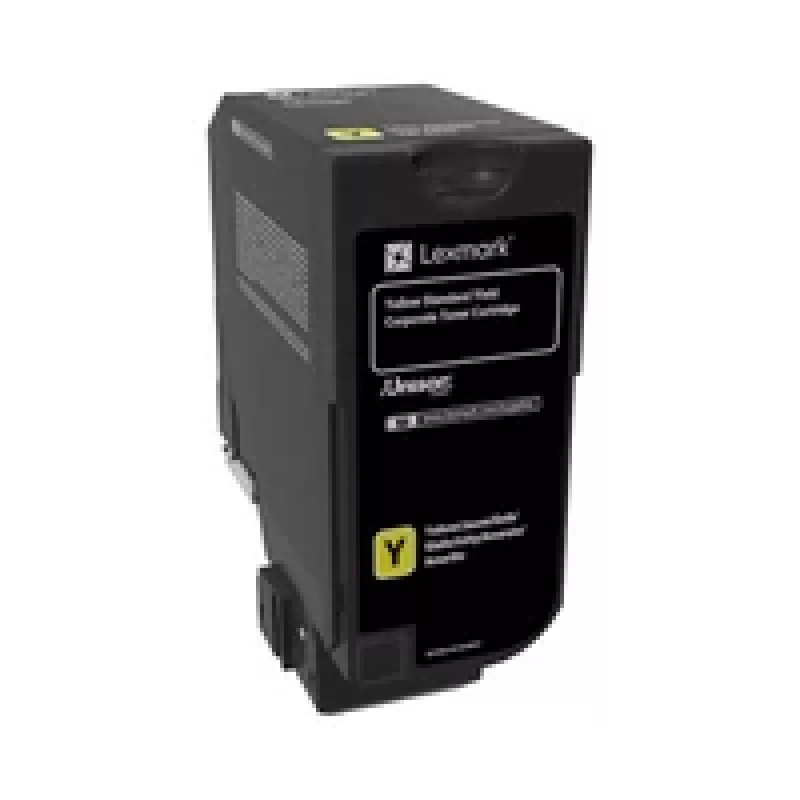 Lexmark 74C2SYE kaseta z tonerem 1 szt. Oryginalny żółty