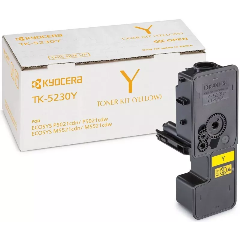 Kaseta z tonerem KYOCERA TK-5230Y 1 szt. oryginalna żółta