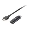 Equip DisplayPort na HDMI Adapter, 0,2 m, DisplayPort, HDMI, Męski, Żeński, 1920 x 1080 pikseli