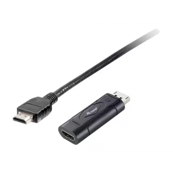 Equip DisplayPort na HDMI Adapter, 0,2 m, DisplayPort, HDMI, Męski, Żeński, 1920 x 1080 pikseli