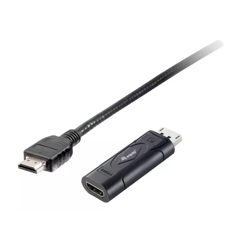 Equip DisplayPort na HDMI Adapter, 0,2 m, DisplayPort, HDMI, Męski, Żeński, 1920 x 1080 pikseli