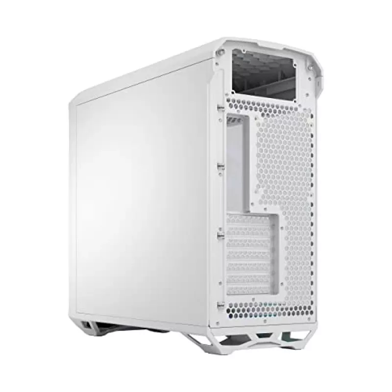 Obudowa PC Fractal Design Torrent White — obsługuje ATX, EATX, microATX, ITX; 2x wentylatory 180 mm z przodu; zatoki 2,5 cala/3,5 cala