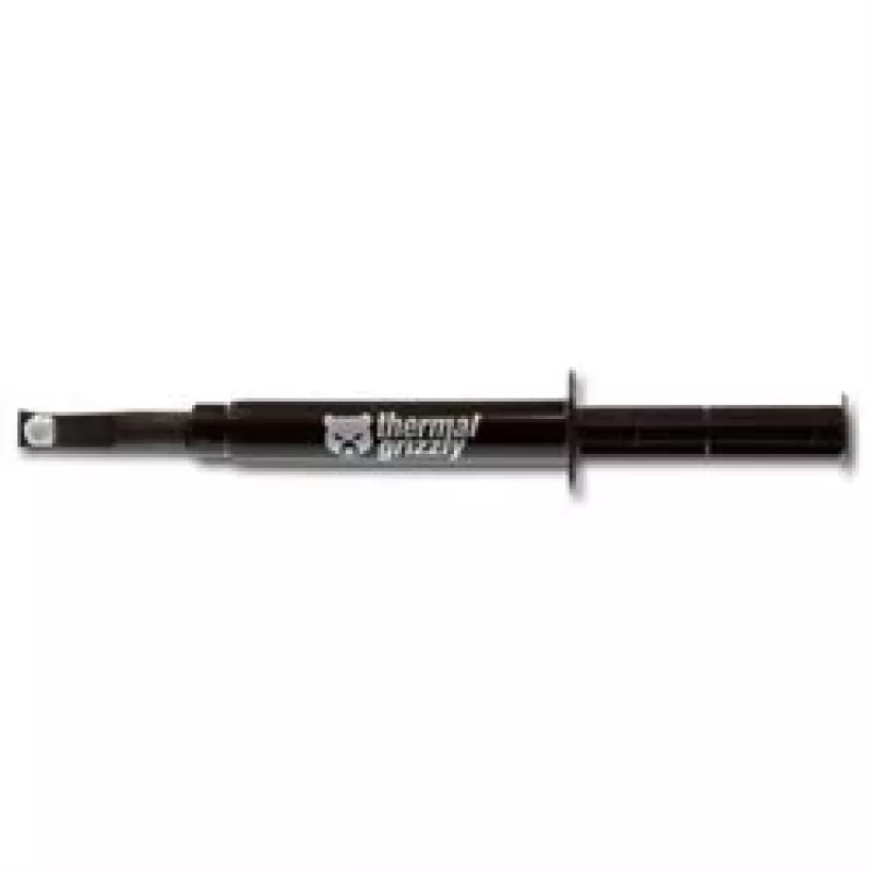 Thermal Grizzly | Pasta termoprzewodząca Conductonaut 1g | uniwersalna | Przewodność cieplna: 73 W/mK; Lepkość: 0,0021 Pas; Gęstość: 6,24 g/cm³; Temperatura: -10°C / +140°C; Zawartość