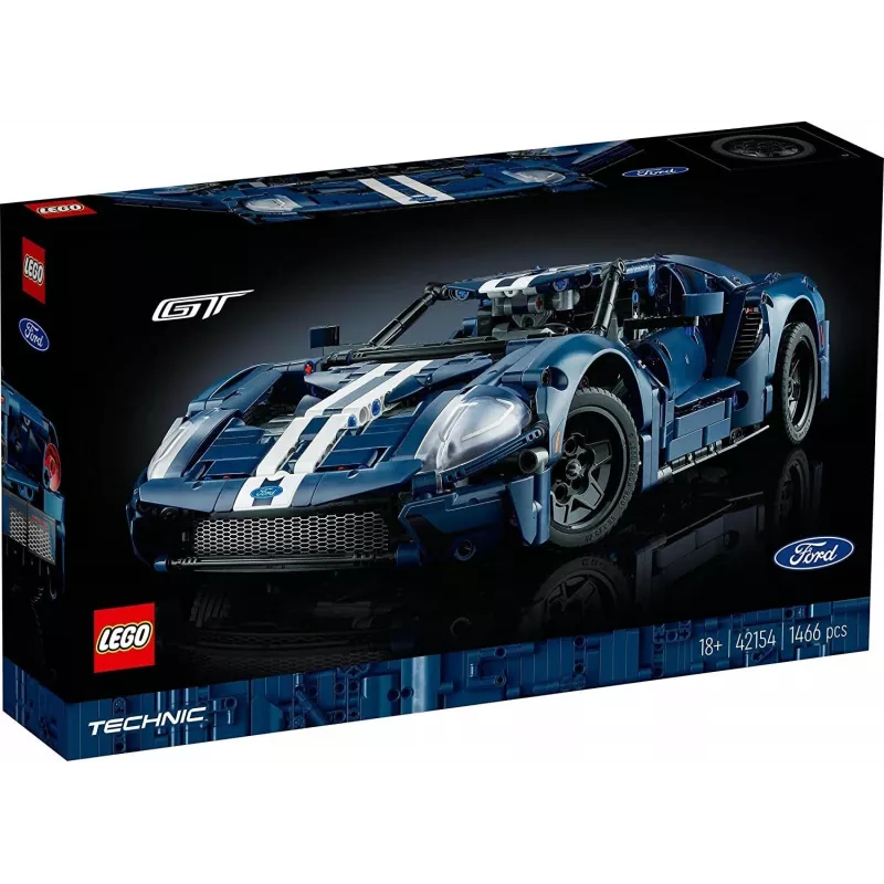 LEGO 42154 Technic 2022 Ford GT Zestaw Modelu Samochodu dla Dorosłych do Złożenia