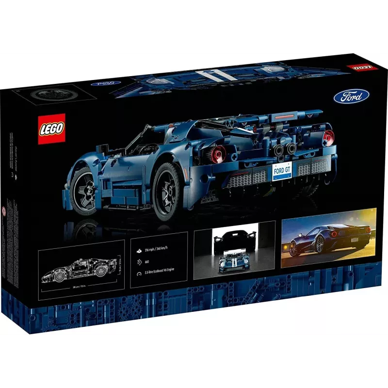 LEGO 42154 Technic 2022 Ford GT Zestaw Modelu Samochodu dla Dorosłych do Złożenia
