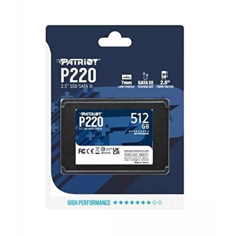 Patriot Memory P220 512GB 2.5 Serial ATA III (P220S512G25)