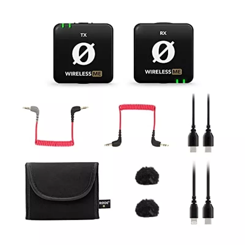 WIME RODE WIRELESS ME Dwukanałowy Bezprzewodowy System Mikrofonowy dla Vlogerów i Podcasterów
