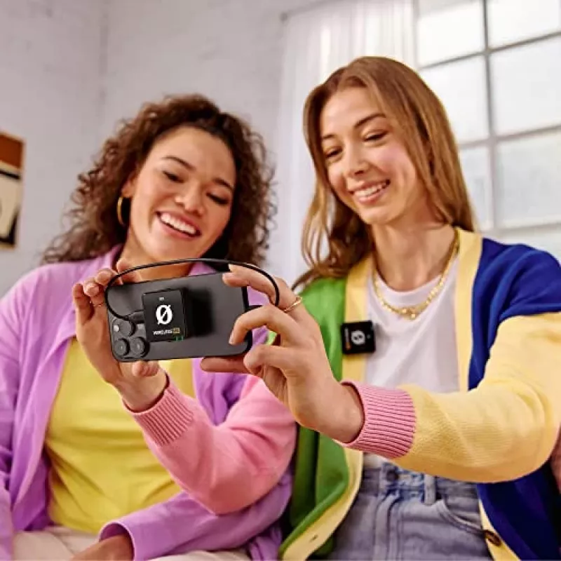WIME RODE WIRELESS ME Dwukanałowy Bezprzewodowy System Mikrofonowy dla Vlogerów i Podcasterów