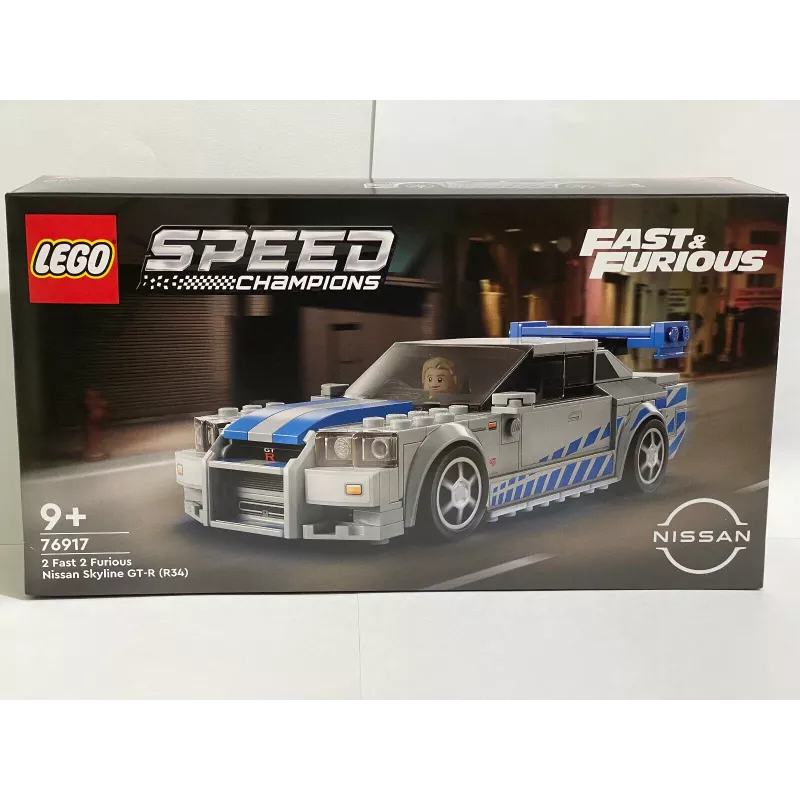 LEGO 76917 Speed Champions 2 Fast 2 Furious Nissan Skyline GT-R (R34) Samochodzik