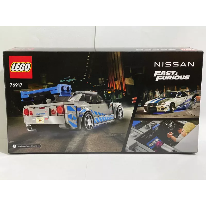 LEGO 76917 Speed Champions 2 Fast 2 Furious Nissan Skyline GT-R (R34) Samochodzik