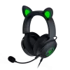 Razer Kraken V2 Pro Kitty Edition – przewodowy, nauszny, czarny zestaw słuchawkowy do gier