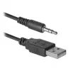 DEFENDER SPK-240 przewodowe głośniki biurkowe, 2.0, 6 W RMS, zasilane przez USB, 3,5 mm, czarny