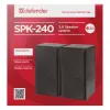 DEFENDER SPK-240 przewodowe głośniki biurkowe, 2.0, 6 W RMS, zasilane przez USB, 3,5 mm, czarny