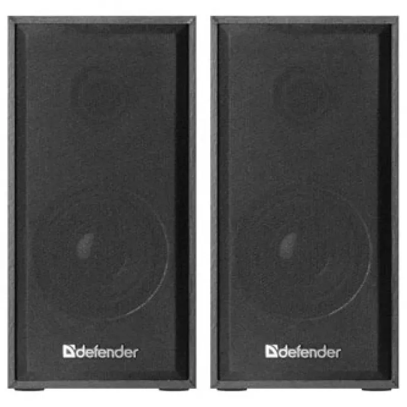 DEFENDER SPK-240 przewodowe głośniki biurkowe, 2.0, 6 W RMS, zasilane przez USB, 3,5 mm, czarny