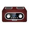 Radioodbiornik przenośny BLAUPUNKT PP5.2BR — przenośne radio FM, 60 stacji programowanych, USB/MP3, AUX, akumulator 1000 mAh, 3 W RMS, brązowy