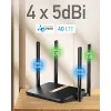 Router bezprzewodowy Cudy LT500D Fast Ethernet Dwuzakresowy (2,4 GHz / 5 GHz) 4G Czarny