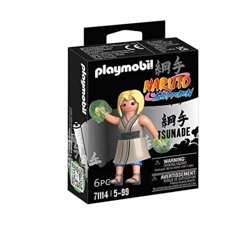 Playmobil 71114 Naruto: Tsunade Figure Set Naruto Shippuden Anime Kolekcjonerska Figurka Zestaw Zabawek dla Dzieci i Fanów od 5 lat