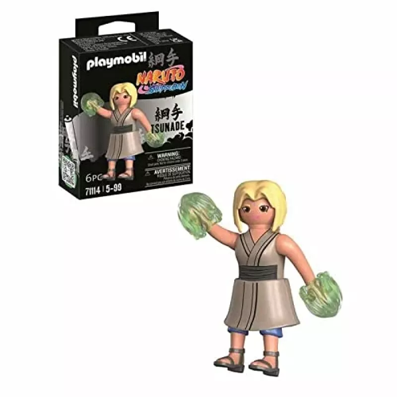 Playmobil 71114 Naruto: Tsunade Figure Set Naruto Shippuden Anime Kolekcjonerska Figurka Zestaw Zabawek dla Dzieci i Fanów od 5 lat