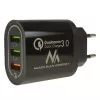 Ładowarka sieciowa USB MACLEAN MCE479B — 3 porty USB, łączna moc 18 W, kompaktowa