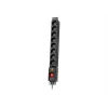 Listwa przeciwprzepięciowa LXARM810, 8x 230V, 5m, czarna