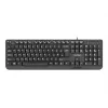 Klawiatura NATEC TROUT SLIM USB, układ US, czarna