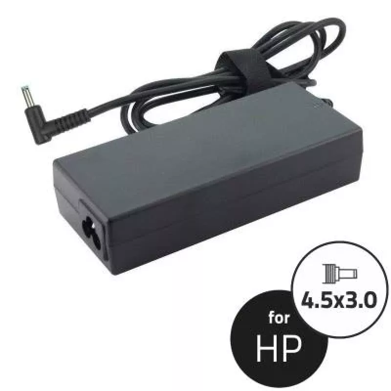 Zasilacz laptopowy Qoltec do HP 90W 19,5V 4,62A 4,5x3,0 + pin 50052.90w.hp