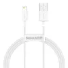 Kabel do telefonu komórkowego Baseus CALYS-A02 biały 1 m USB A Lightning