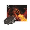 Rebeltec czerwony Dragon - mysz optyczna - 6 przycisków - przewodowa - USB