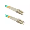 Qoltec - kabel krosowy - LC/UPC Multimod (M) do LC/UPC Multimod (M) - 1 m - światłowód - Duplex - 50/125 mikronów - OM3 - bezhalogenowy
