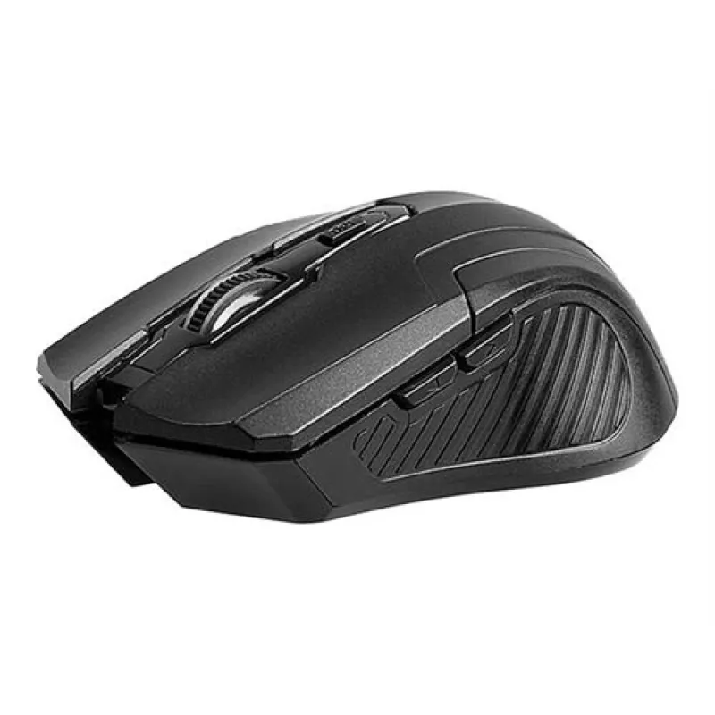 Tracer Fairy - mysz optyczna - 6 przycisków - bezprzewodowa - 2.4 GHz - odbiornik bezprzewodowy USB - czarna