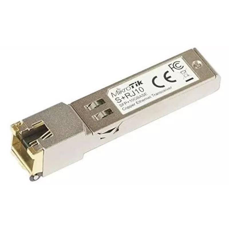 Mikrotik S+RJ10 moduł nadawczo-odbiorczy sieciowy 10000 Mbit/s SFP+