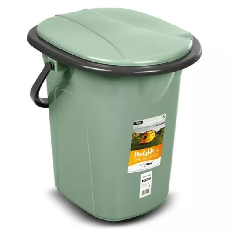 Przenośne wiadro toaletowe GreenBlue GB320GG — lekkie przenośne wiadro toaletowe, model GB320GG