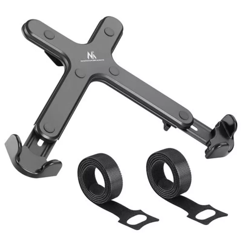 Notebook desk holder MACLEAN MC-836 — regulowana wysokość, ergonomiczny design, czarny, do poziomego ustawienia laptopa (58,5×236×320 mm)